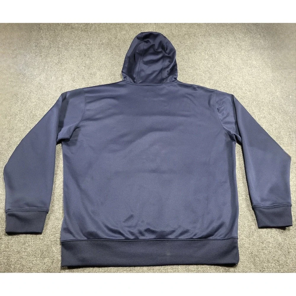 Nike Mens University of San Diego USD Fleece Navy Blue Hoodie XL Extra Large F/S